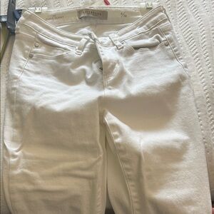 Liverpool White Ankle Skinny Pants